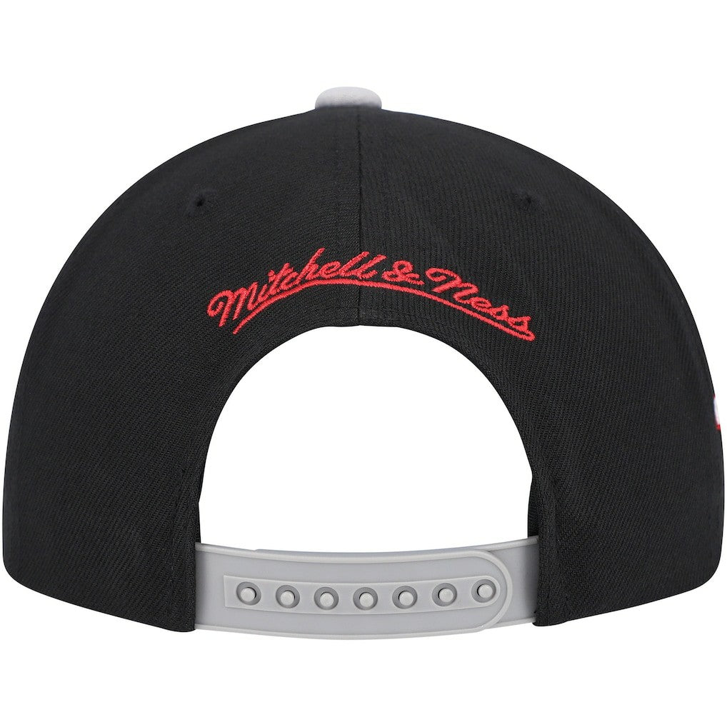 Chicago Bulls Core Snapback Hat - Black/Gray | Mitchell & Ness cheap