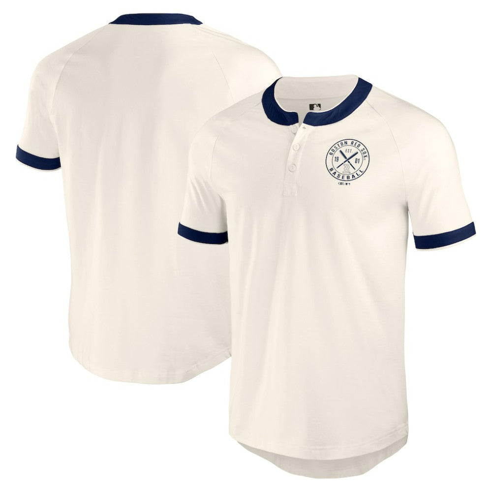 Boston Red Sox Darius Rucker Collection Henley Raglan T-Shirt - White