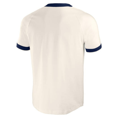 Detroit Tigers Darius Rucker Collection Henley Raglan T-Shirt - White