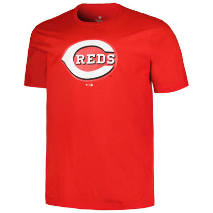 Cincinnati Reds Profile Big & Tall #1 Dad T-Shirt - Red