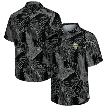 Minnesota Vikings Sport Vine Line Button-Down Shirt - Black discount