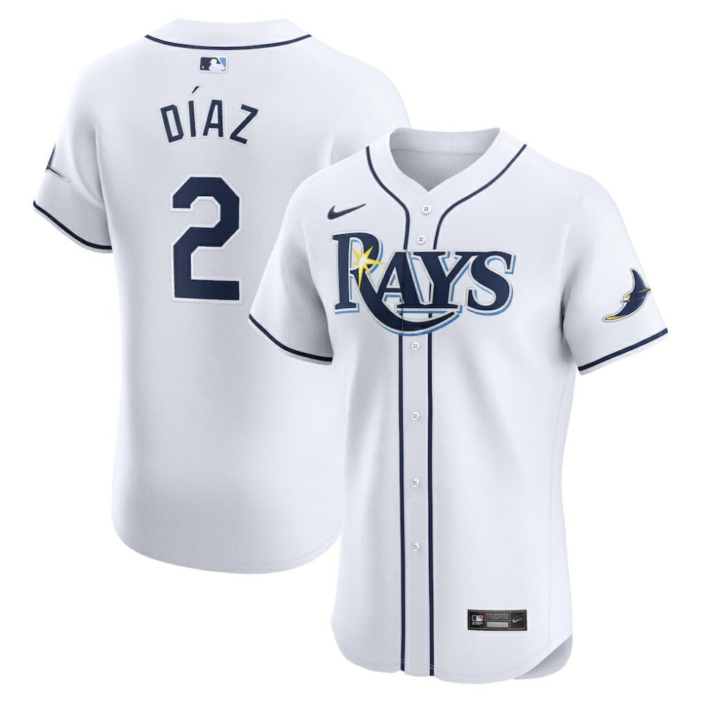 Yandy Diaz Tampa Bay Rays Home Elite Player Jersey - White | Nike