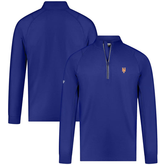 New York Mets Levelwear Theory Insignia Quarter-Zip Pullover - Royal