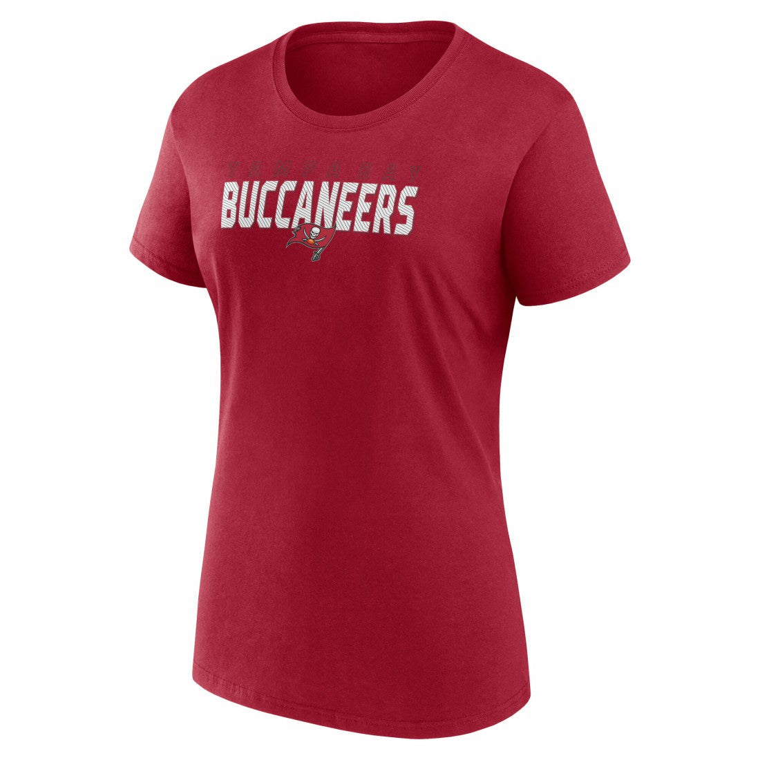 Tampa Bay Buccaneers Logo Athletic Women's Lean T-Shirt - Red outlet