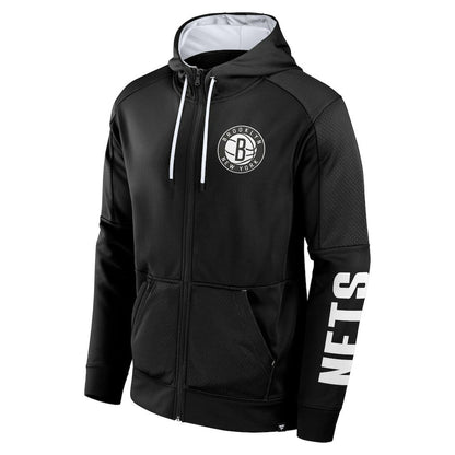 Brooklyn Nets Baller Defender Performance Full-Zip Hoodie - Black | Fanatics discount