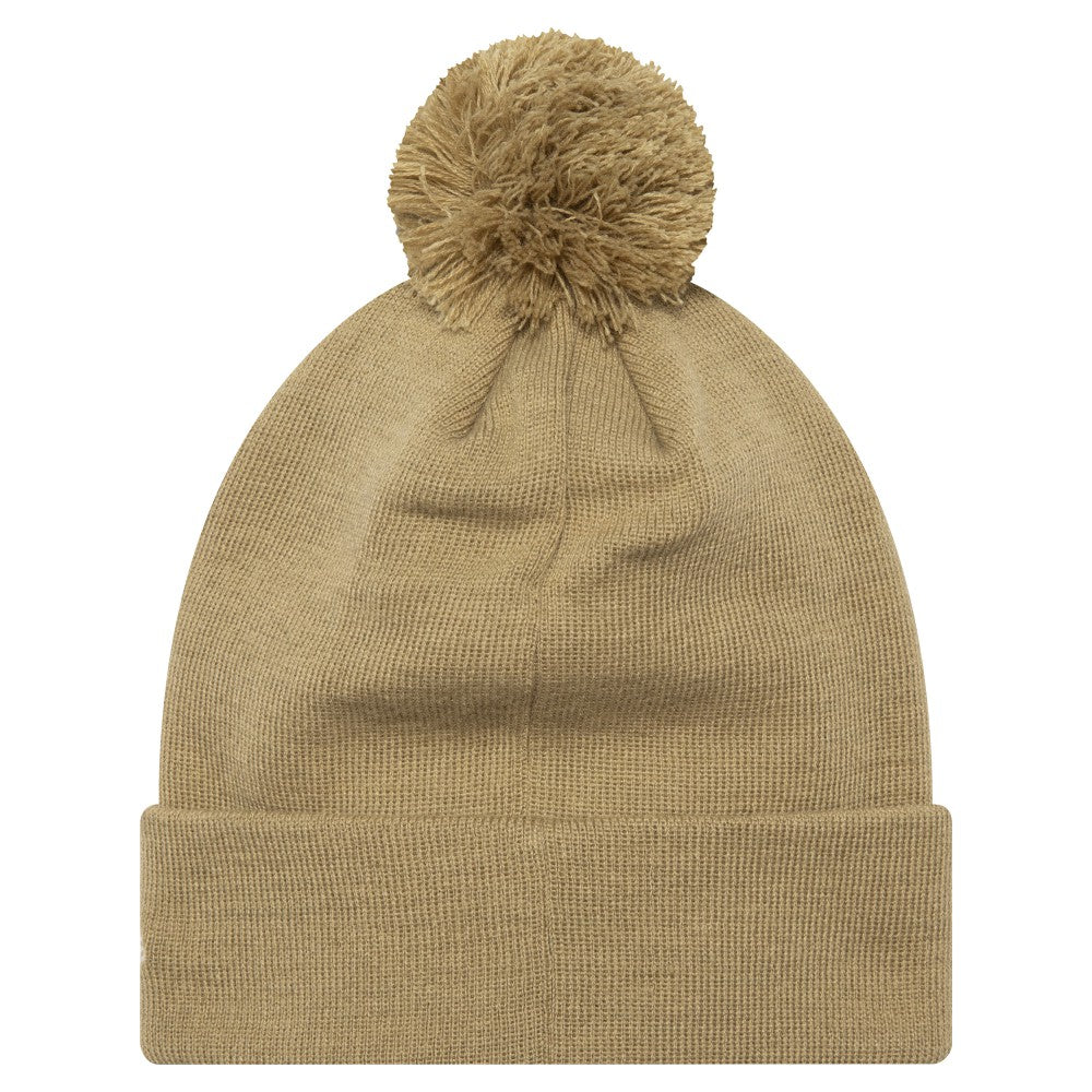 Tottenham Hotspur New Era Boucle Cuffed Knit Hat with Pom - Tan | New Era for sale