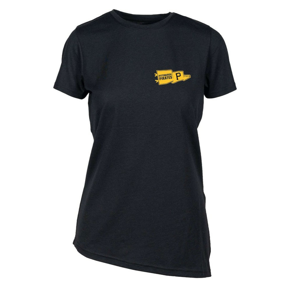 Pittsburgh Pirates Levelwear Women's  Birch Rafters T-Shirt - Black