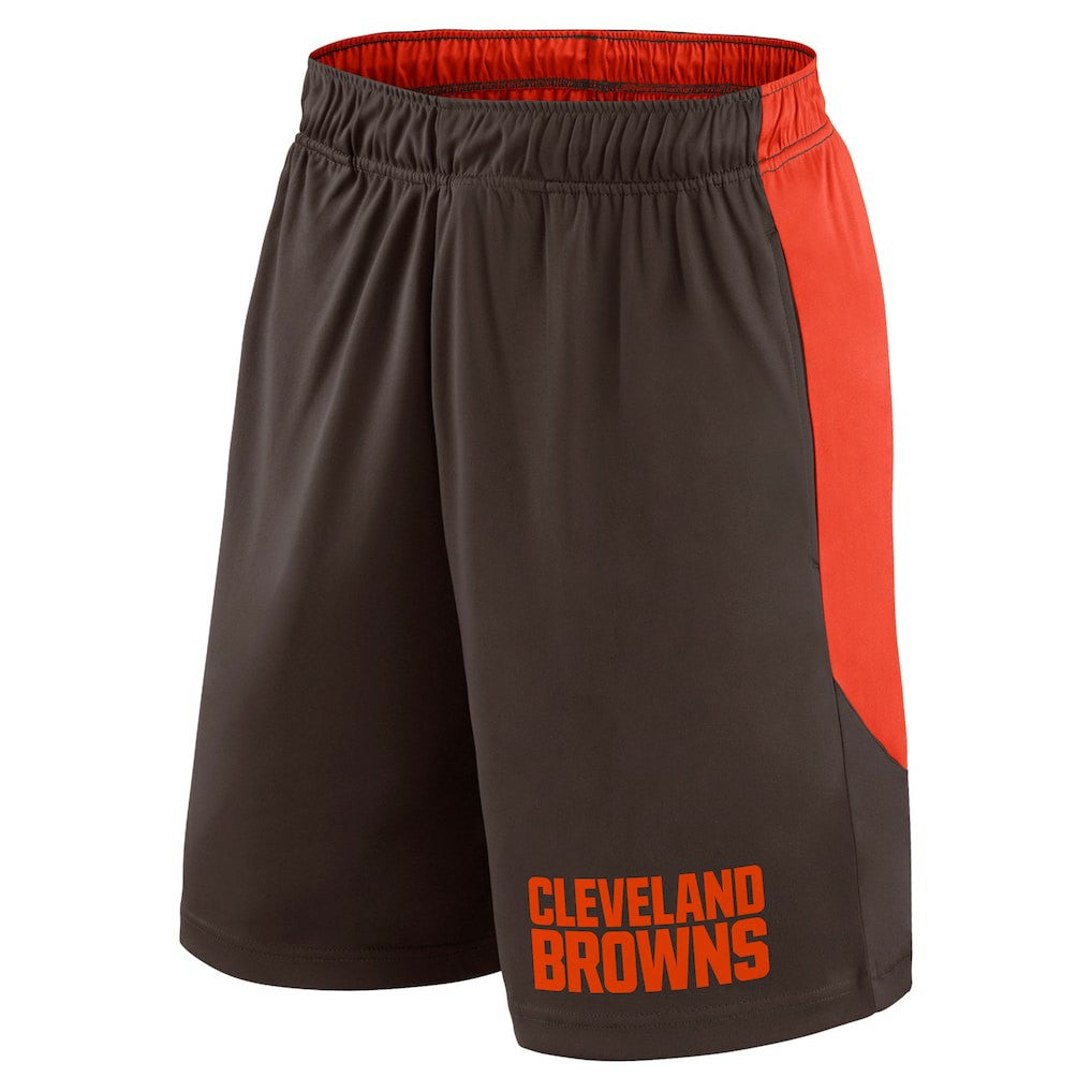 Cleveland Browns Launch Shorts - Brown/Red sale