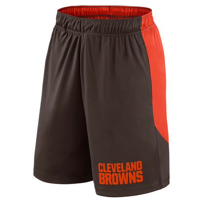 Cleveland Browns Launch Shorts - Brown/Red sale