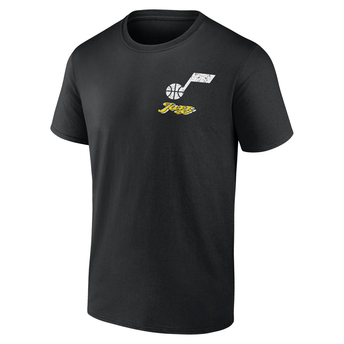 Utah Jazz Logo Athletic Never Over T-Shirt - Black shop