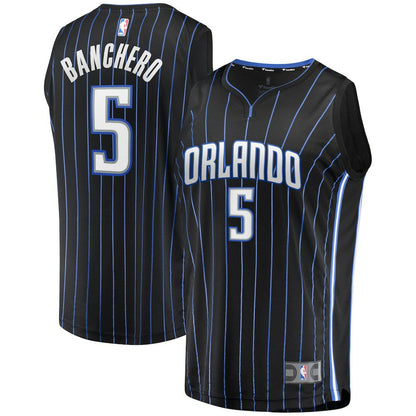 Paolo Banchero Orlando Magic Youth Fast Break Player Jersey - Icon Edition - Black | Fanatics shop