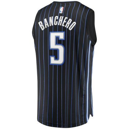 Paolo Banchero Orlando Magic Youth Fast Break Player Jersey - Icon Edition - Black | Fanatics shop