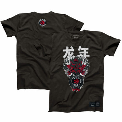 Toronto Raptors Hyperfly Unisex Year of the Dragon Lunar New Year Collection T-Shirt - Heather Black online