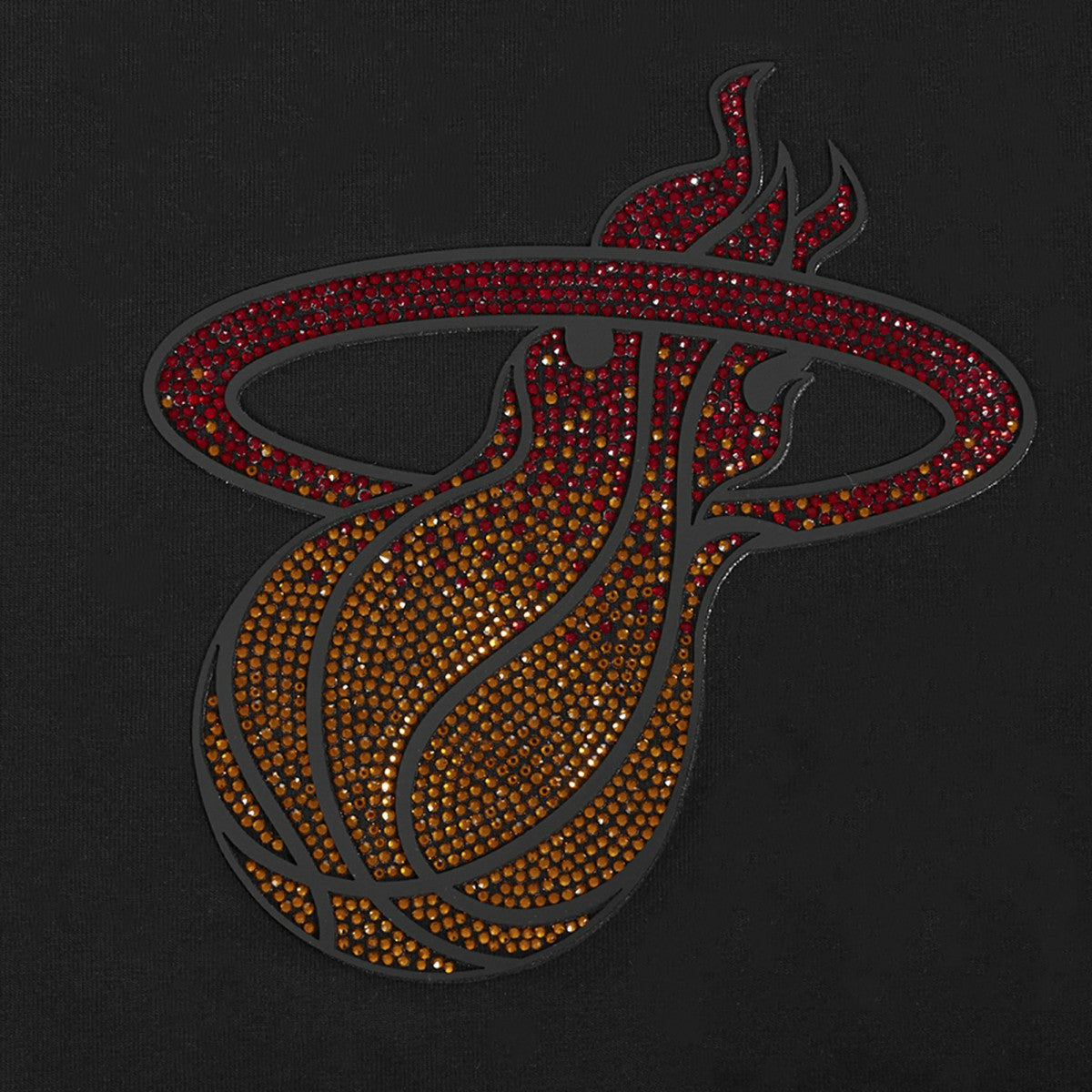 Miami Heat Pro Standard Women's Jewels Boxy Cropped T-Shirt - Black online