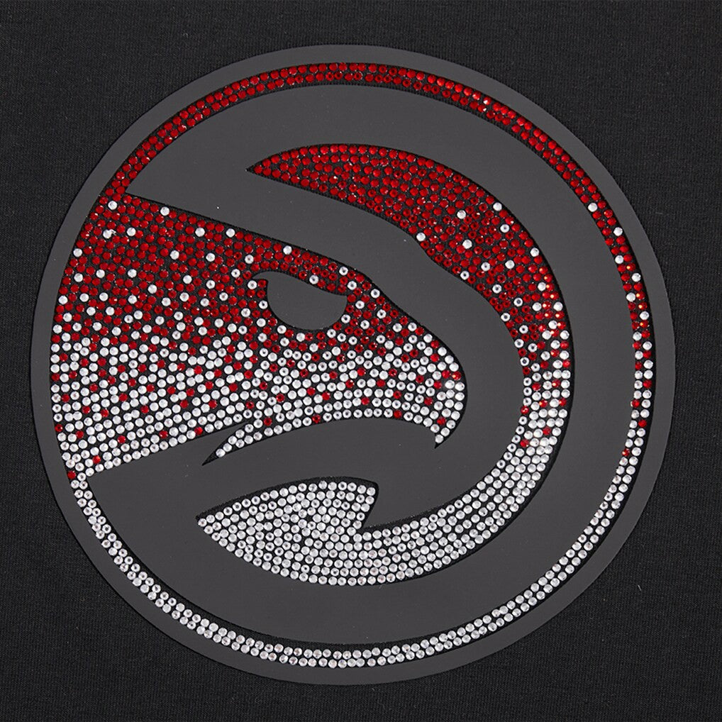 Atlanta Hawks Pro Standard Women's Jewels Boxy Cropped T-Shirt - Black outlet