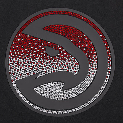 Atlanta Hawks Pro Standard Women's Jewels Boxy Cropped T-Shirt - Black outlet
