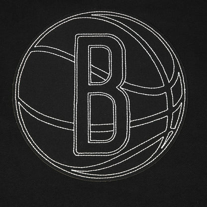 Brooklyn Nets Pro Standard Paint the City Drop Shoulder Sweatshirt - Black outlet