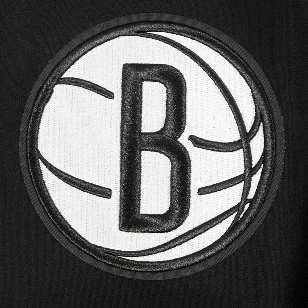 Brooklyn Nets Pro Standard Paint the City Drop Shoulder Sweatshirt - Black outlet