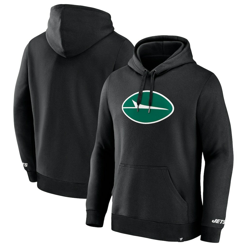 New York Jets Legacy Fleece Pullover Hoodie - Black outlet