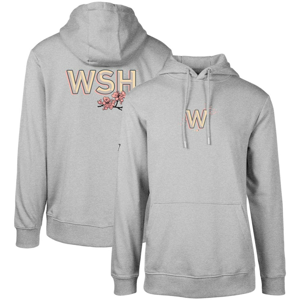 Washington Nationals Levelwear City Connect Podium Core 2.0 Pullover Hoodie - Gray
