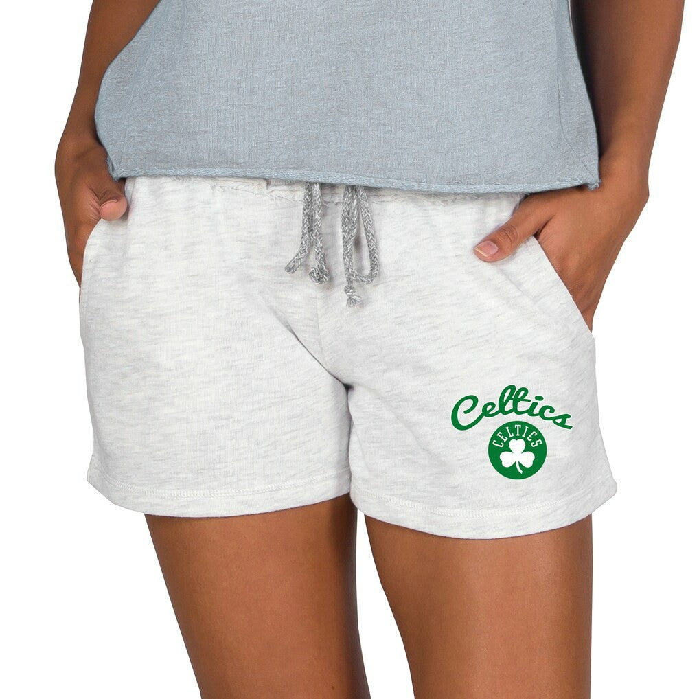 Boston Celtics Concepts Sport Women's Mainstream Terry Lounge Shorts - Cream for sale