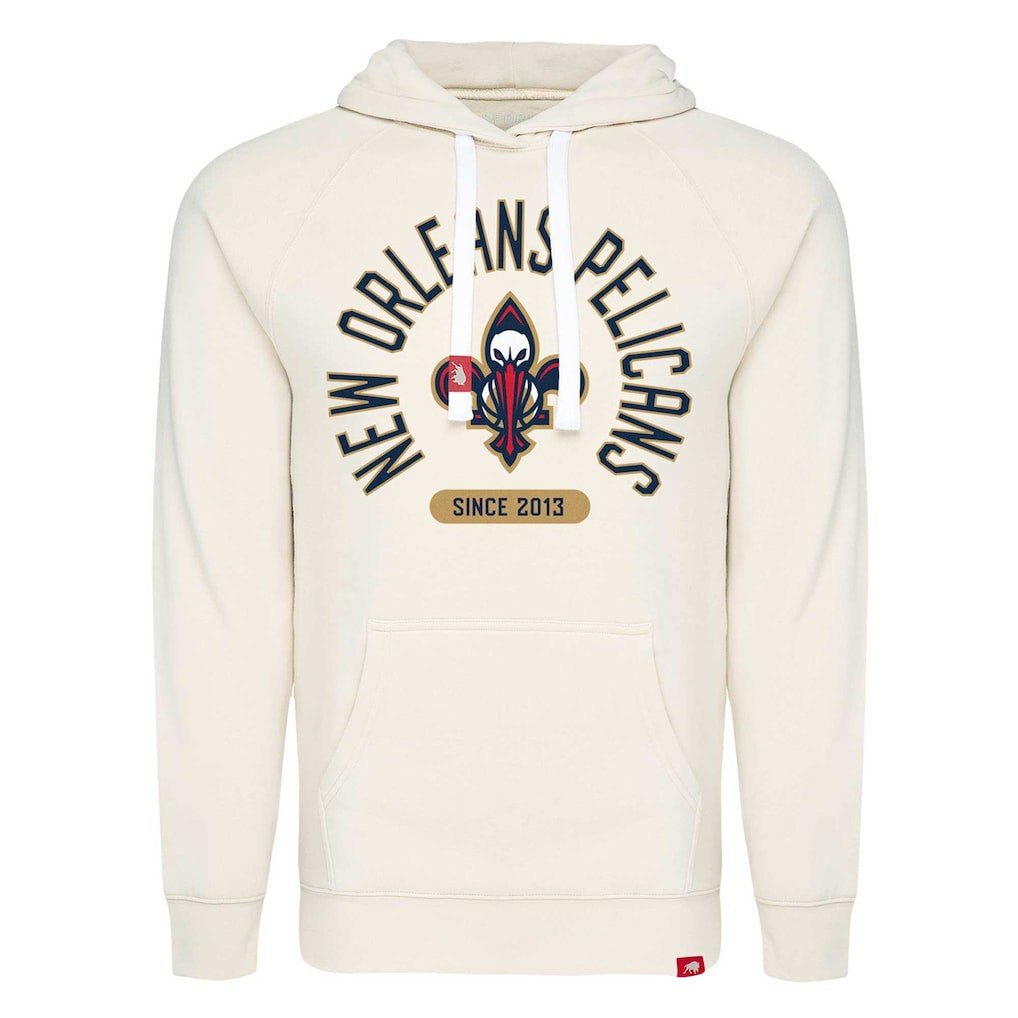 New Orleans Pelicans Sportiqe Unisex Olsen Raglan Tri-Blend Pullover Hoodie - Cream shop