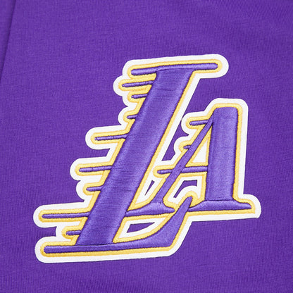 Los Angeles Lakers Pro Standard Made To Play Drop Shoulder T-Shirt - Purple on sale