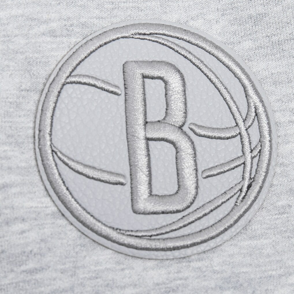 Brooklyn Nets Pro Standard Women's Triple Tonal Full-Zip Hoodie - Heather Gray for sale