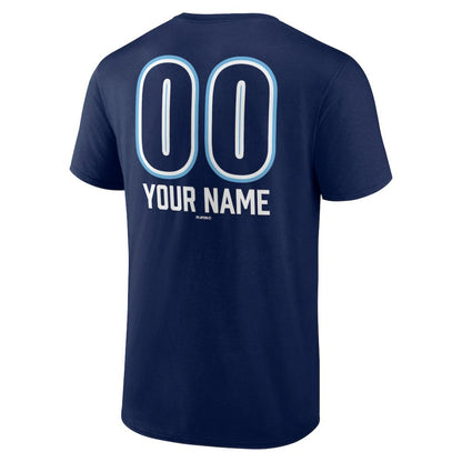 Tampa Bay Rays Personalized Name & Number Fastball T-Shirt - Navy