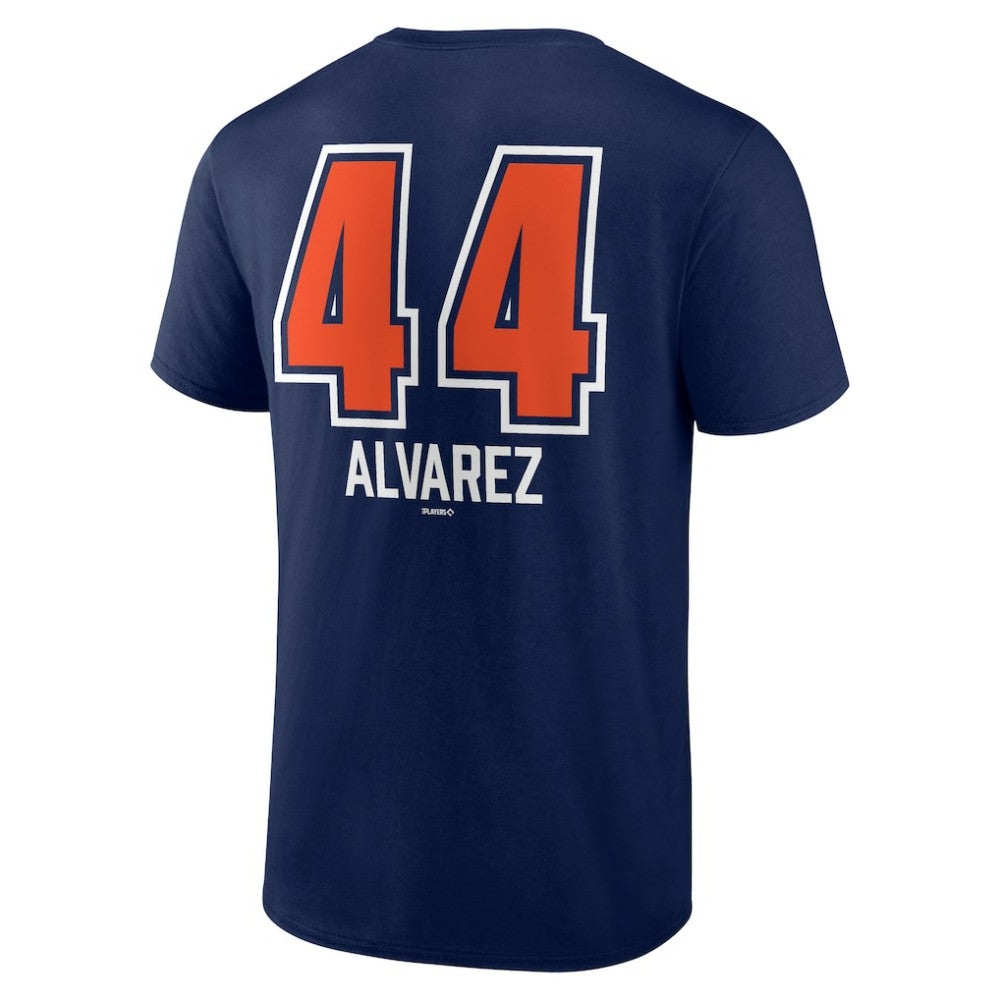 Yordan Alvarez Houston Astros Fastball Player Name & Number T-Shirt - Navy