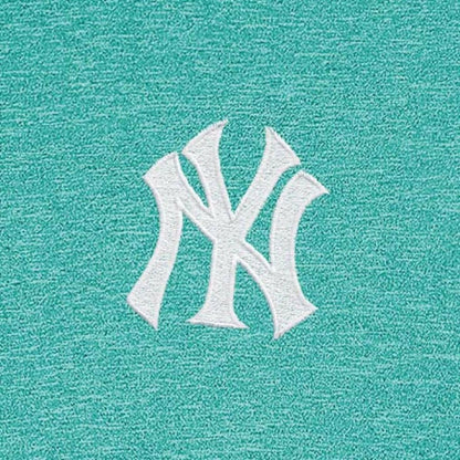 New York Yankees Antigua Hunk Quarter-Zip Top - Heather Aqua