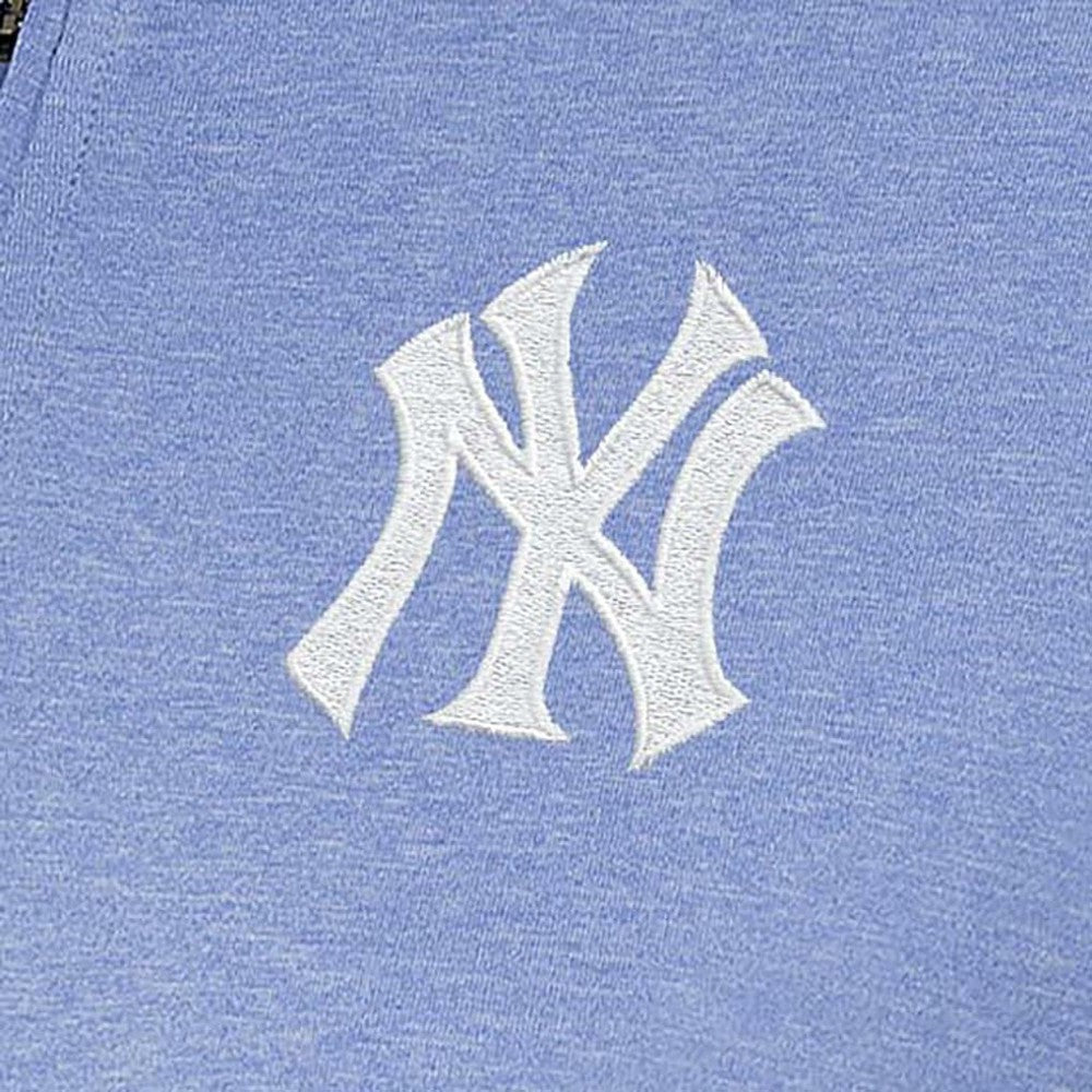 New York Yankees Antigua Women's Mentor Quarter-Zip Pullover Top - Lavender