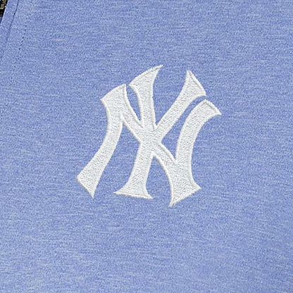 New York Yankees Antigua Women's Mentor Quarter-Zip Pullover Top - Lavender