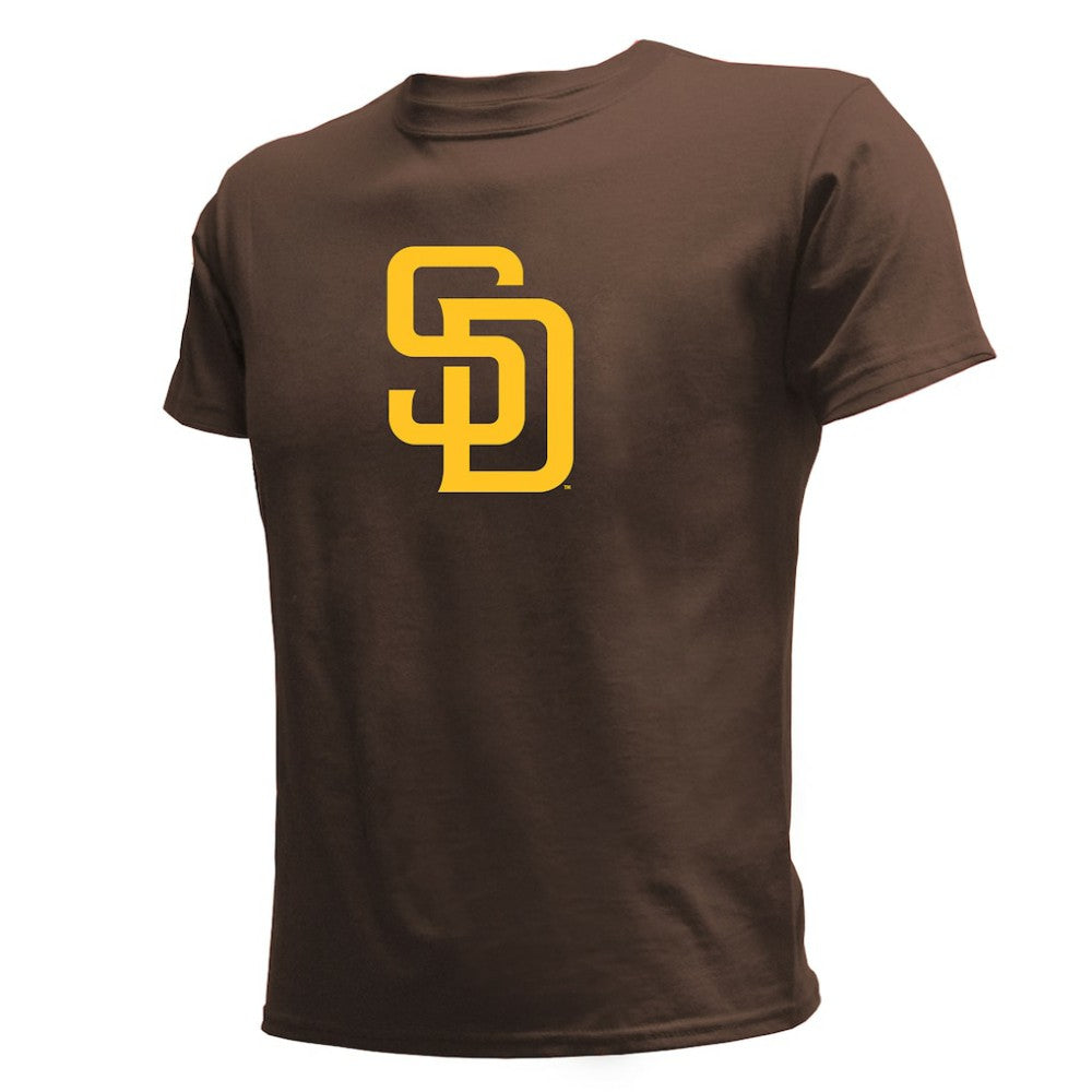 San Diego Padres Stitches Youth Team Logo T-Shirt - Brown