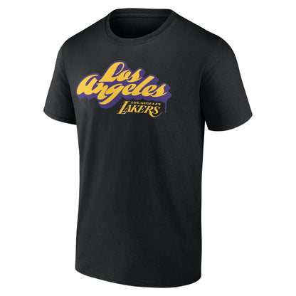 Los Angeles Lakers LA Graffiti T-Shirt - Black on sale