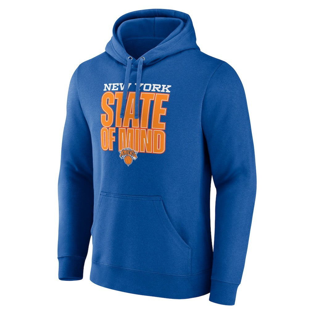 New York Knicks Pick & Roll Coverage Pullover Hoodie - Blue | New Era online