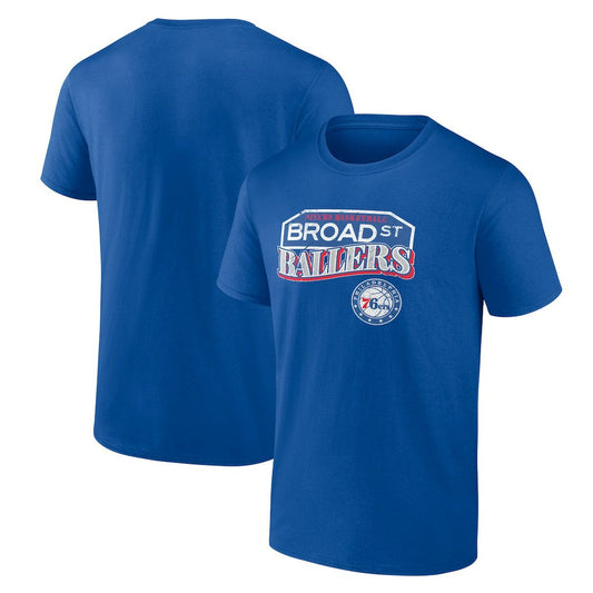 Philadelphia 76ers Pick & Roll Coverage T-Shirt - Royal outlet