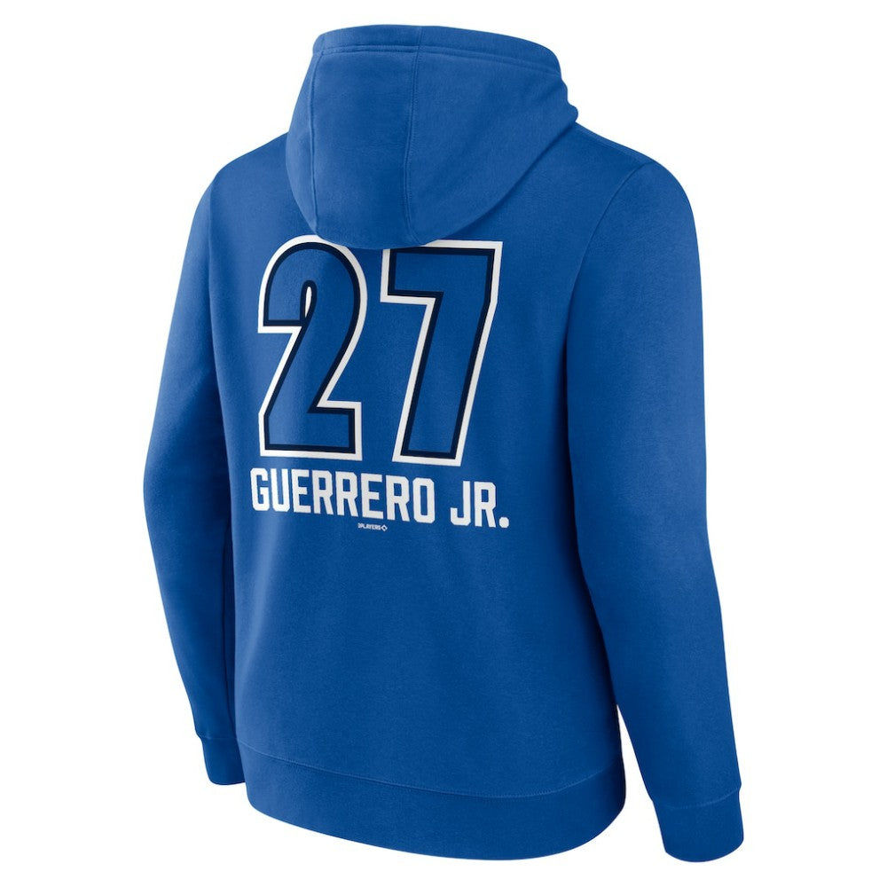 Vladimir Guerrero Jr. Toronto Blue Jays Name & Number Fastball Pullover Hoodie - Royal