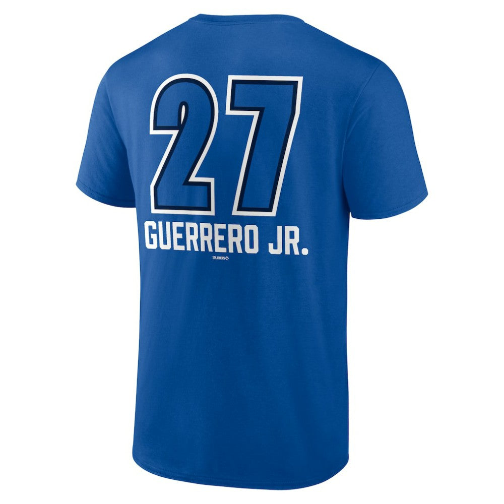 Vladimir Guerrero Jr. Toronto Blue Jays Name & Number Fastball T-Shirt - Royal