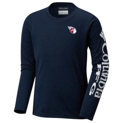 Cleveland Guardians Youth Terminal Tackle Long Sleeve T-Shirt - Navy | Columbia