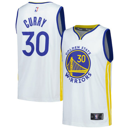 Stephen Curry Golden State Warriors Fast Break Replica Player Jersey sale - Association Editi- White | Fanatics online