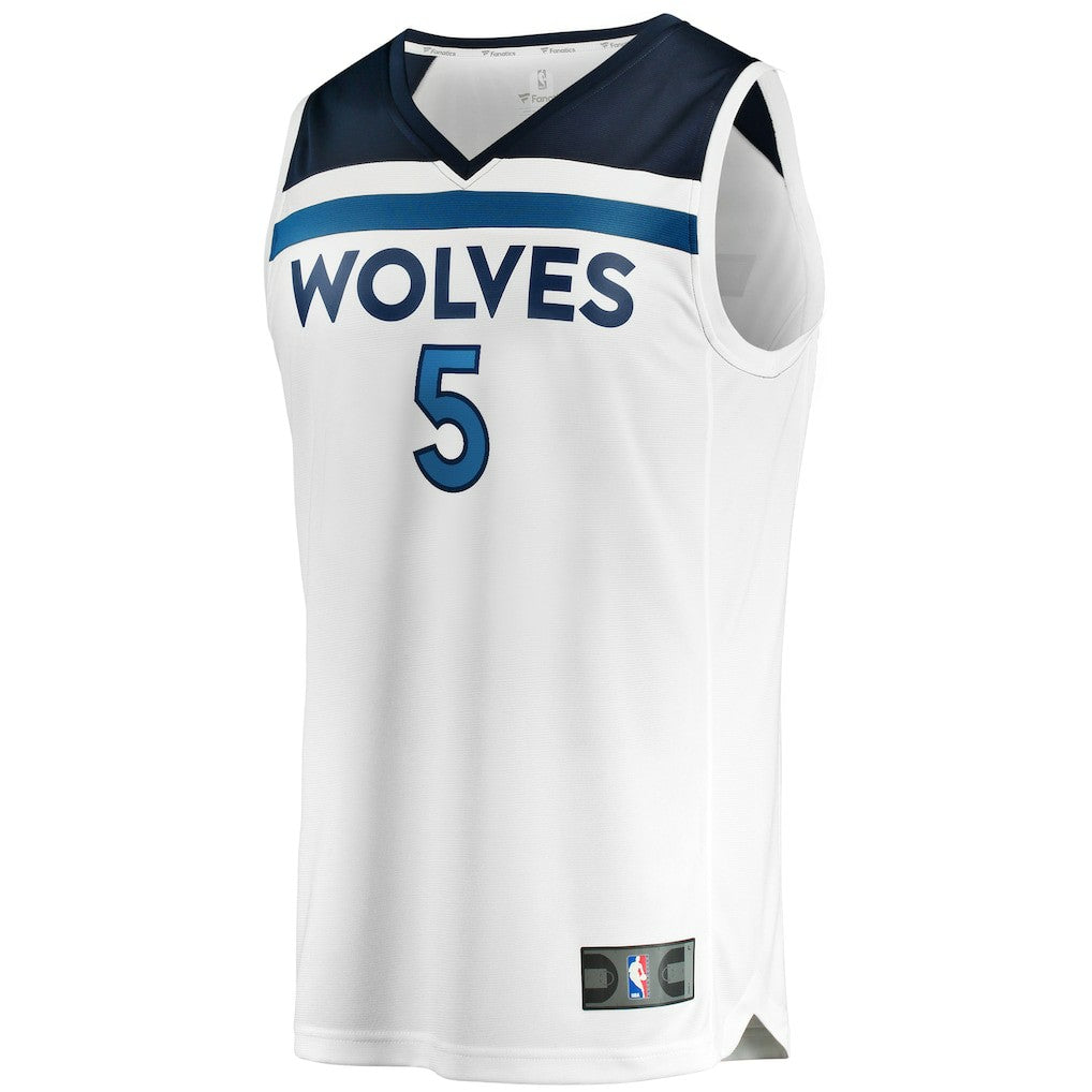 Anthony Edwards Minnesota Timberwolves Fast Break Replica Player Jersey - Association Edition - White | Fanatics for sale