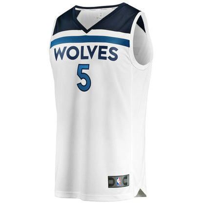 Anthony Edwards Minnesota Timberwolves Fast Break Replica Player Jersey - Association Edition - White | Fanatics for sale