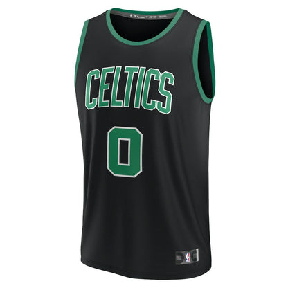 Jayson Tatum Boston Celtics Fast Break Replica Player Jersey - Statement Edition - Black | Fanatics discount