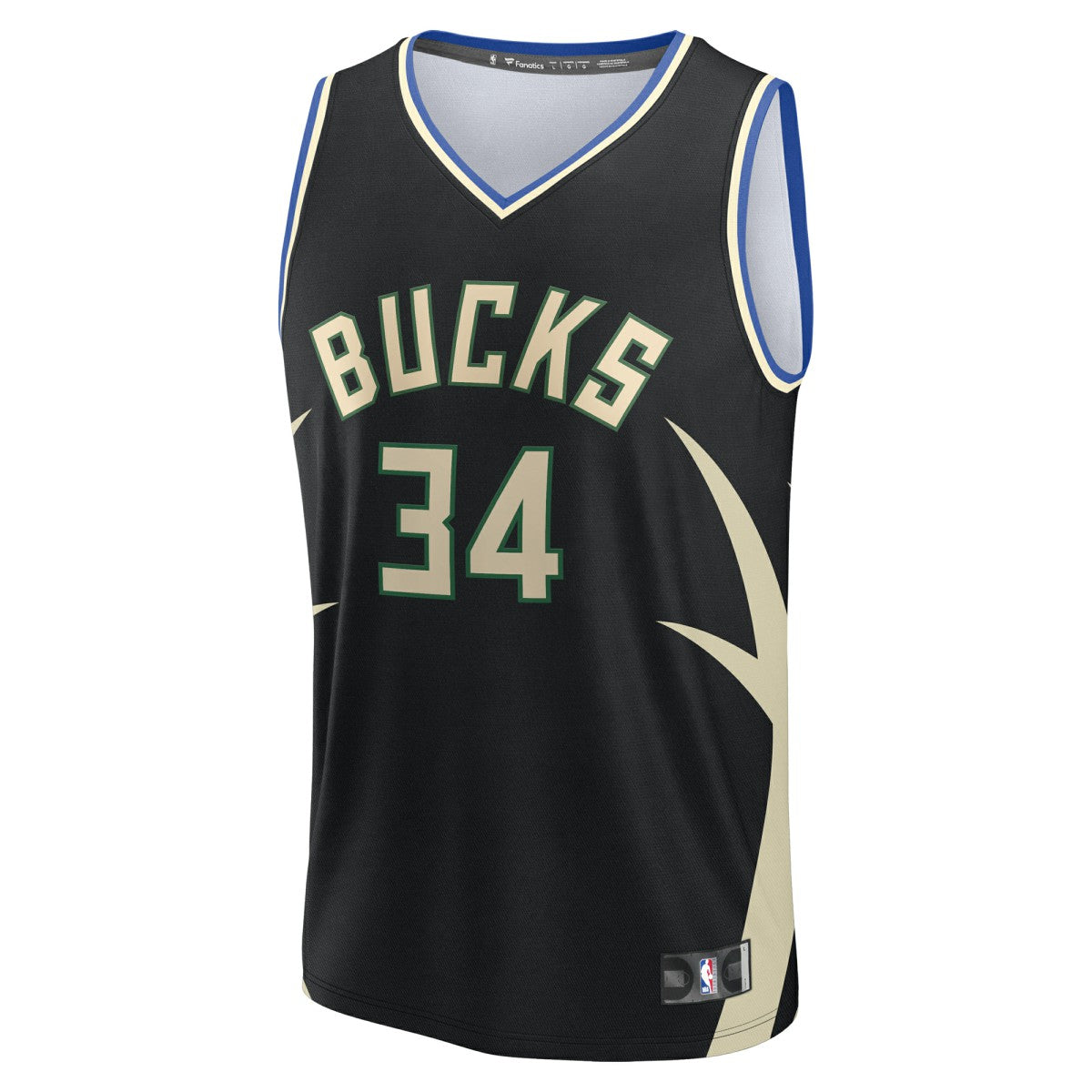 Giannis Antetokounmpo Milwaukee Bucks Youth Fast Break Replica Player Jersey - Statement Edition - Black | Fanatics for sale