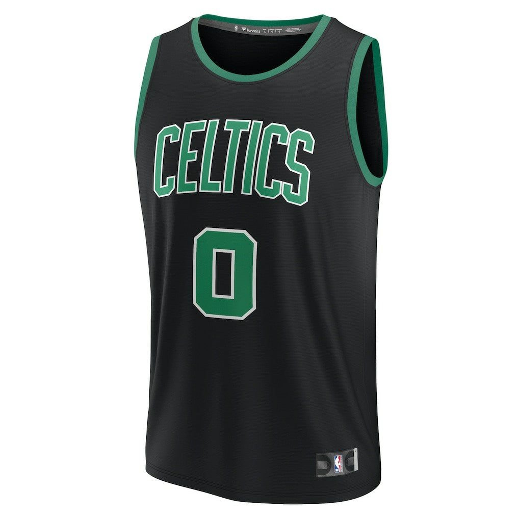 Jayson Tatum Boston Celtics Youth Fast Break Replica Player Jersey - Statement Edition - Black | Fanatics shop