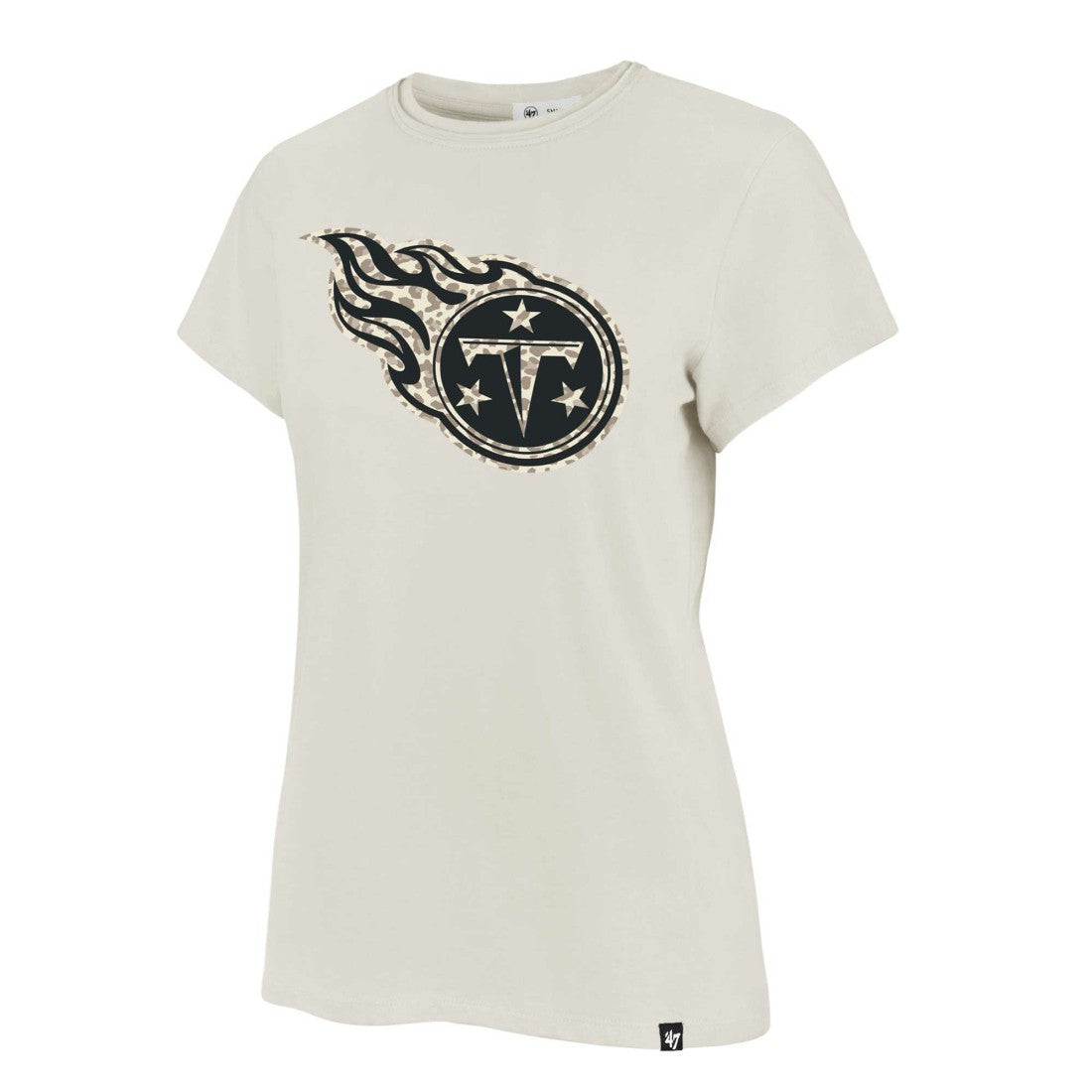 Tennessee Titans '47 Women's Panthera Frankie T-Shirt - Cream sale