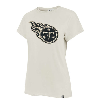 Tennessee Titans '47 Women's Panthera Frankie T-Shirt - Cream sale