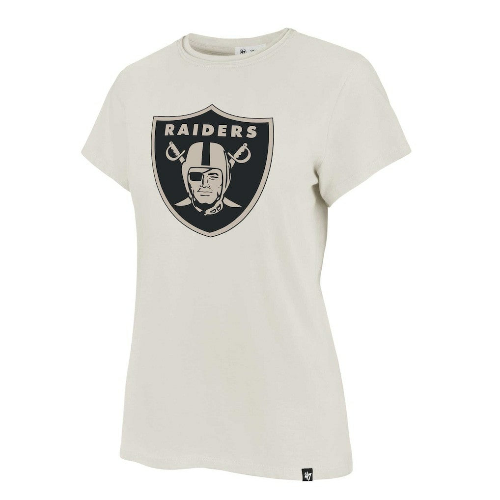 Las Vegas Raiders '47 Women's Panthera Frankie T-Shirt - Cream sale