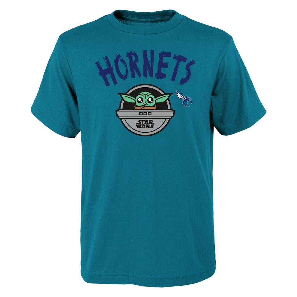 Charlotte Hornets Youth Star Wars The Child T-Shirt - Teal for sale